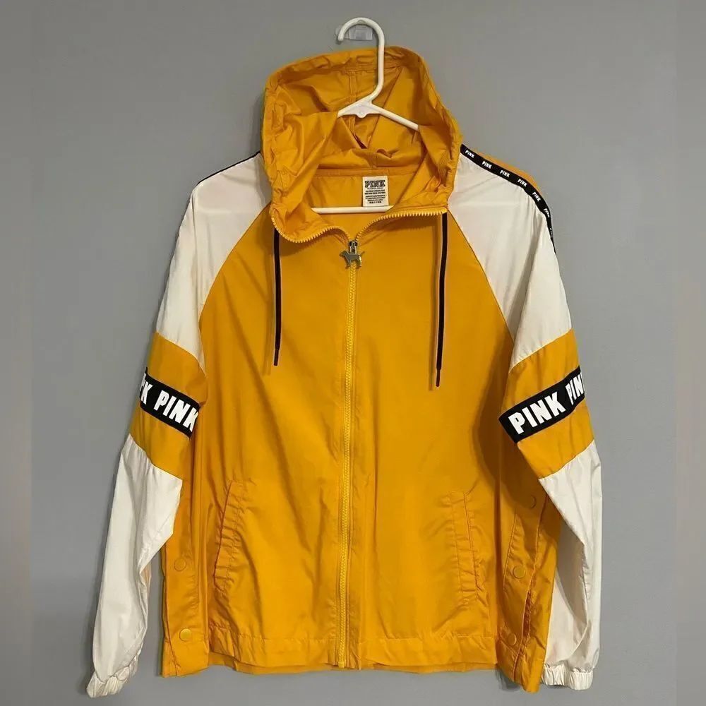 Pink Victoria’s Secret Anorak Windbreaker Jacket Women Size XS